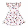 Red, White & Bows Twirl Dress! (Please read full description)
