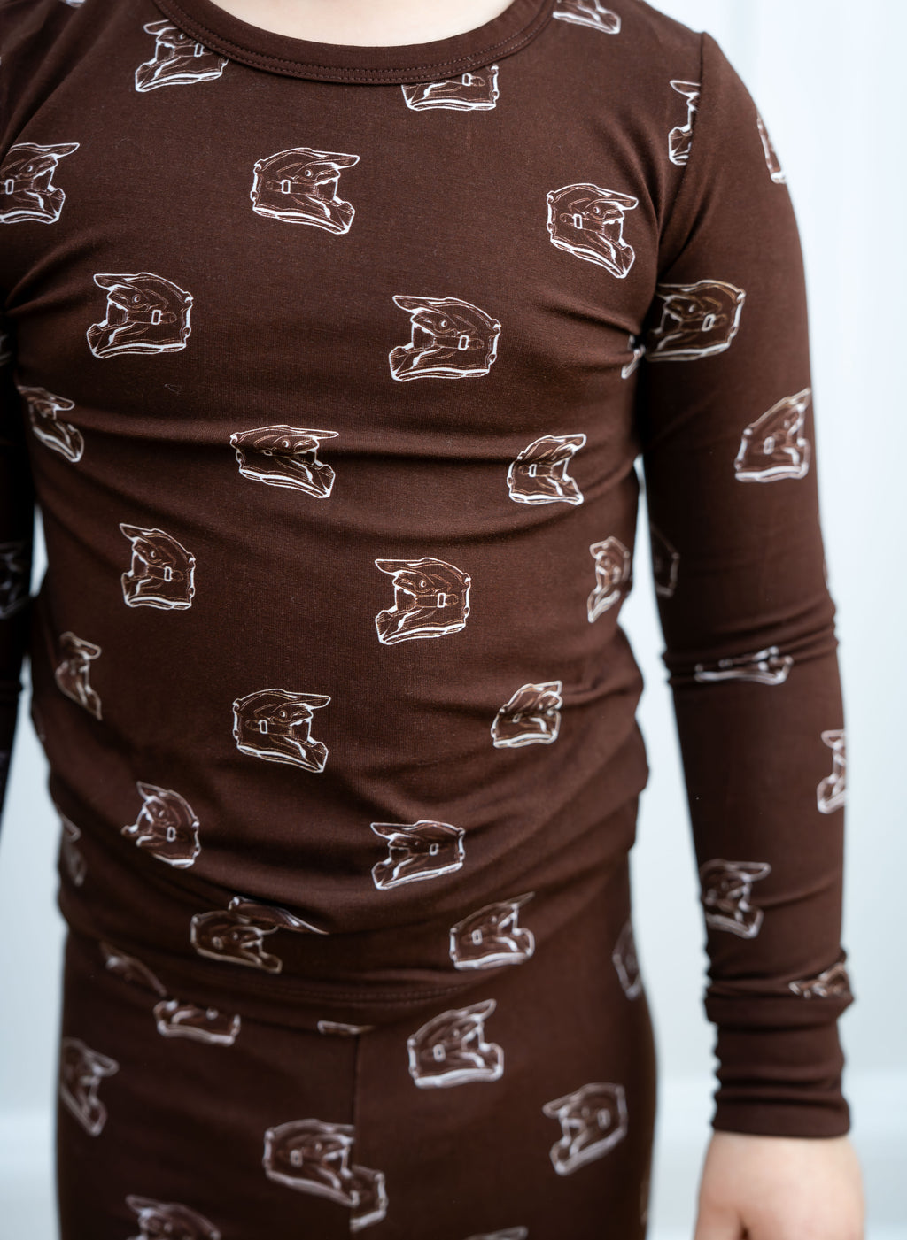 Brown Helmets PJ set