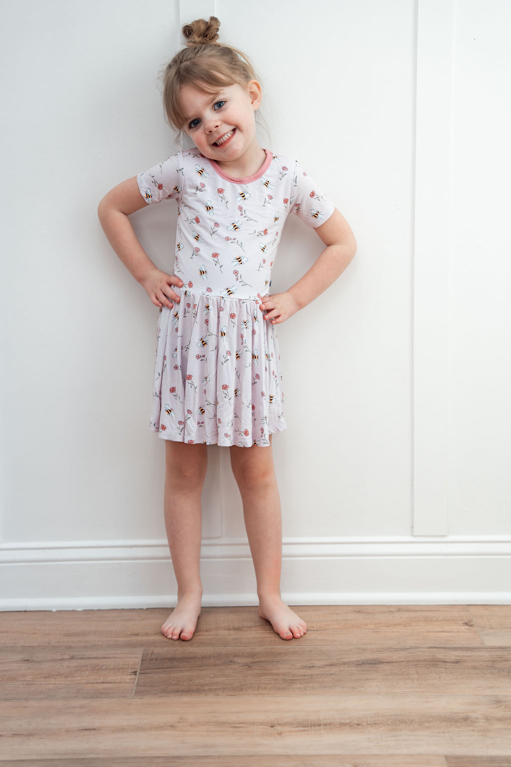 Spring Twirl Dress & Tulle Skirt Set
