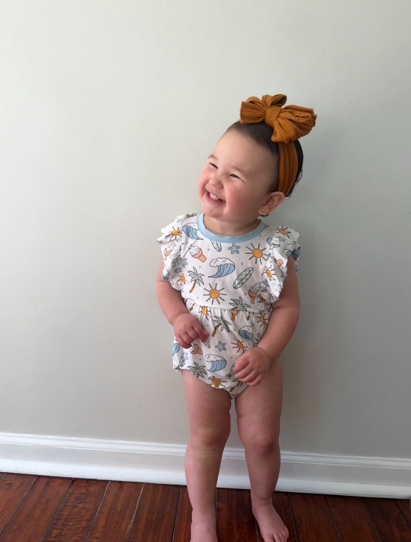 Beach Bum ~Bubble Romper