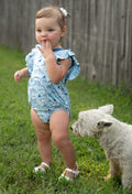 Shark Fins ~Bubble Romper