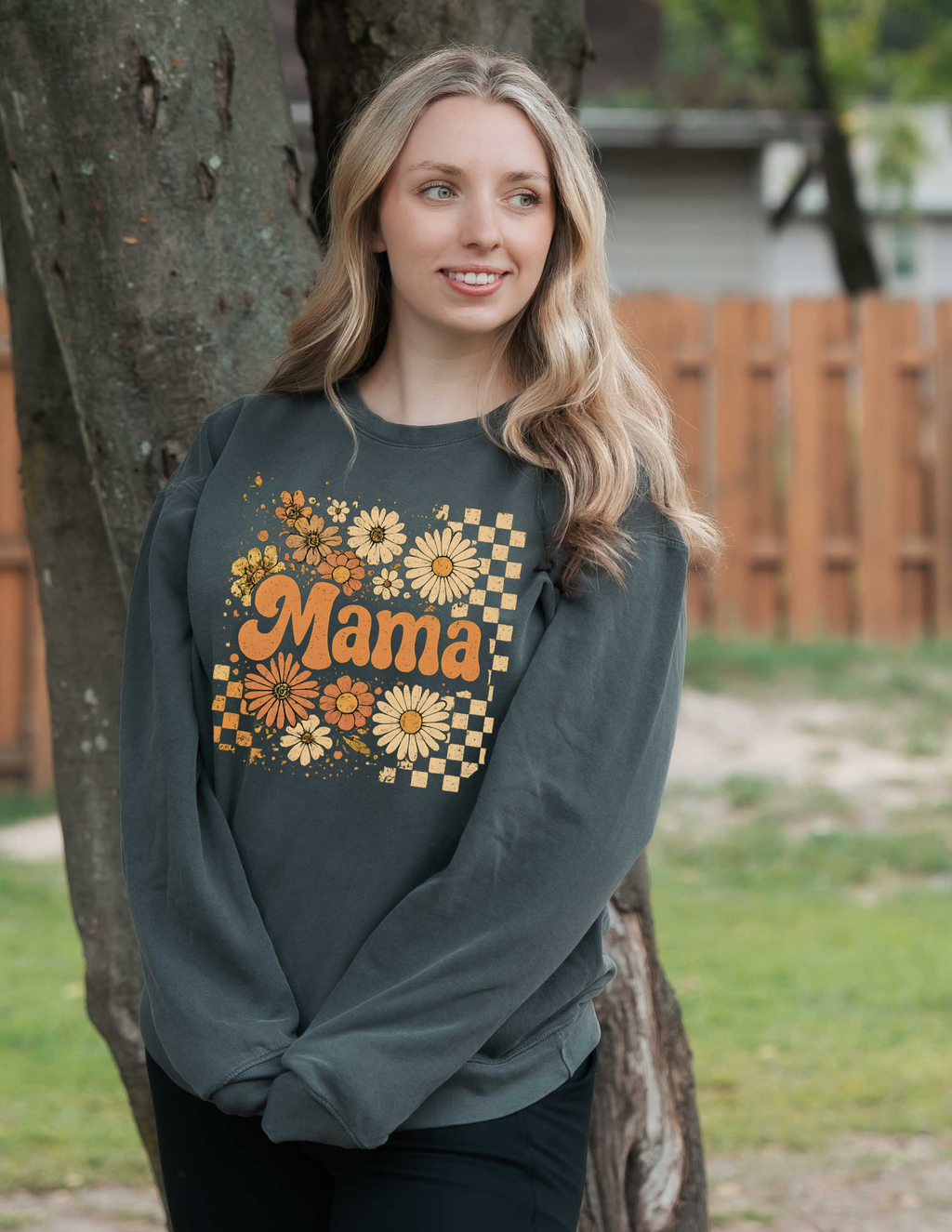 Floral MAMA sweatshirt!