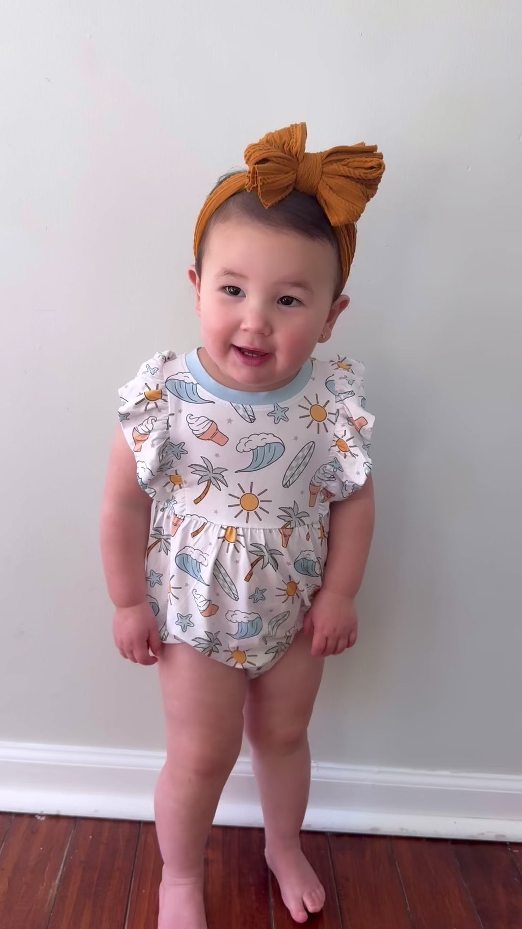 Red, White & Bows Romper! (Please read full description)