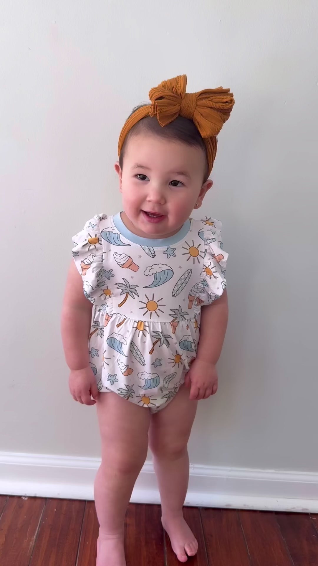 Red, White & Bows Romper! (Please read full description)